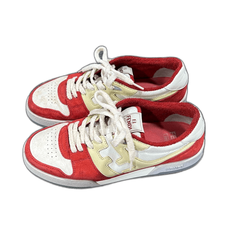 Fendi Fendi Casual Sneakers in Red and Yellow Size US 10.5 / EU 43-44 - 1 Thumbnail