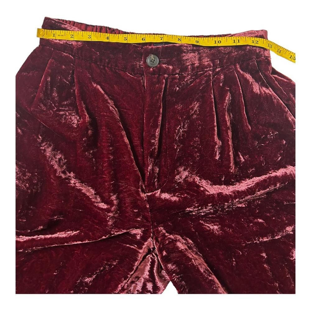 Madewell Madewell l Velvet Tapered Pleat Pull On Pants XS Size 26" / US 2 / IT 38 - 6 Thumbnail