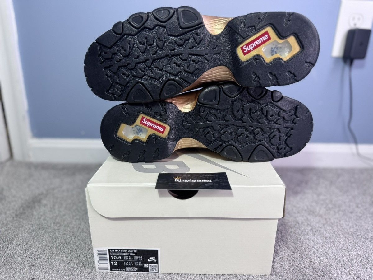 Supreme Nike SB Supreme Air Max CB94 Low Metallic Gold DS 10.5 New! Size US 10.5 / EU 43-44 - 6 Thumbnail