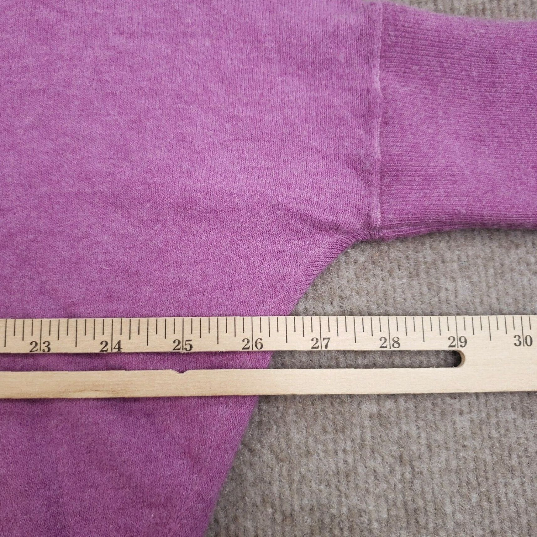 Anthropologie Moth Sweater Womens XS Purple Pullover Knit Short Sleeve Viscose Nylon Polyester Alpaca Knit Short Sleeve Pullover Size XS / US 0-2 / IT 36-38 - 3 Thumbnail
