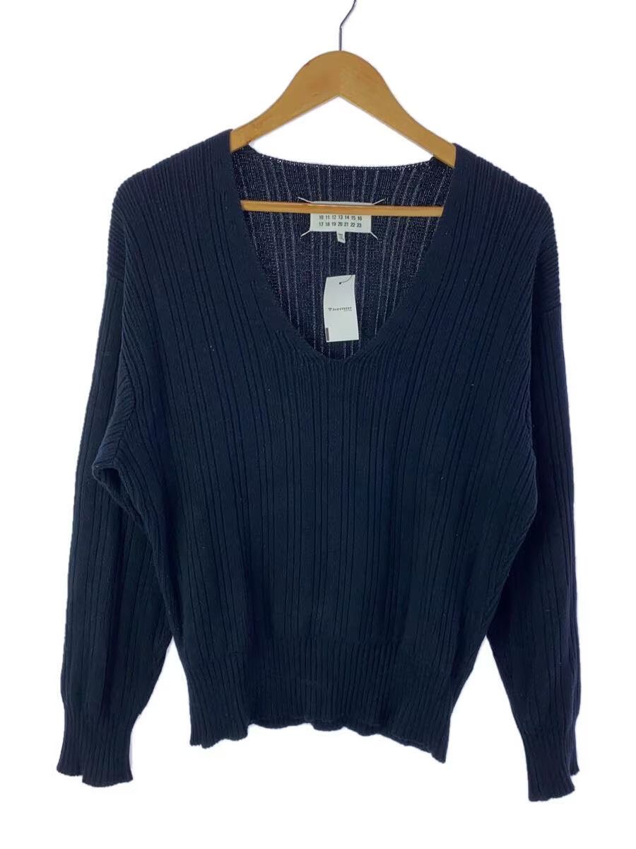 Maison Margiela Ribbed V Neck Knit Sweater Size US S / EU 44-46 / 1 - 1 Thumbnail