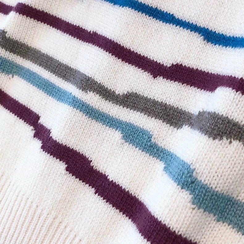 Loro Piana LORO PIANA Color striped cashmere knit sweater top Size M / US 6-8 / IT 42-44 - 6 Thumbnail