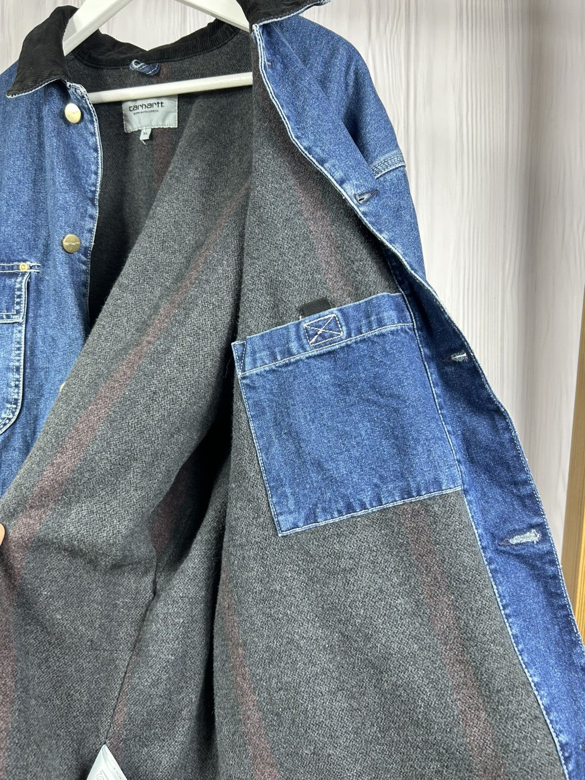 Carhartt Wip Vintage Carhartt OG Chore Coat Heavy Denim Jacket Size XL Size US XL / EU 56 / 4 - 12 Thumbnail