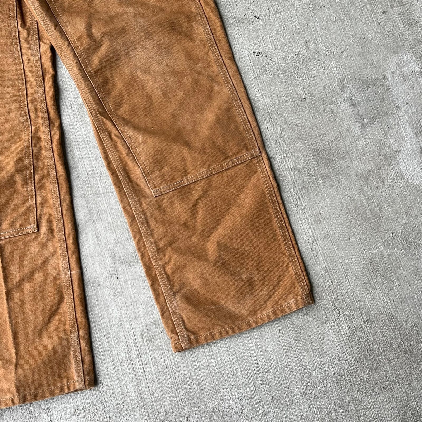 Carhartt × Vintage Carhartt brown double knee work wear carpenter pants Size US 32 / EU 48 - 4 Thumbnail