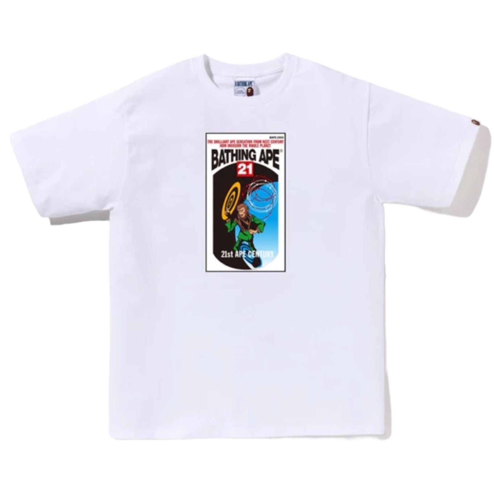 image of Bape Bathing Ape Tee in White, Men's (Size 2XL)