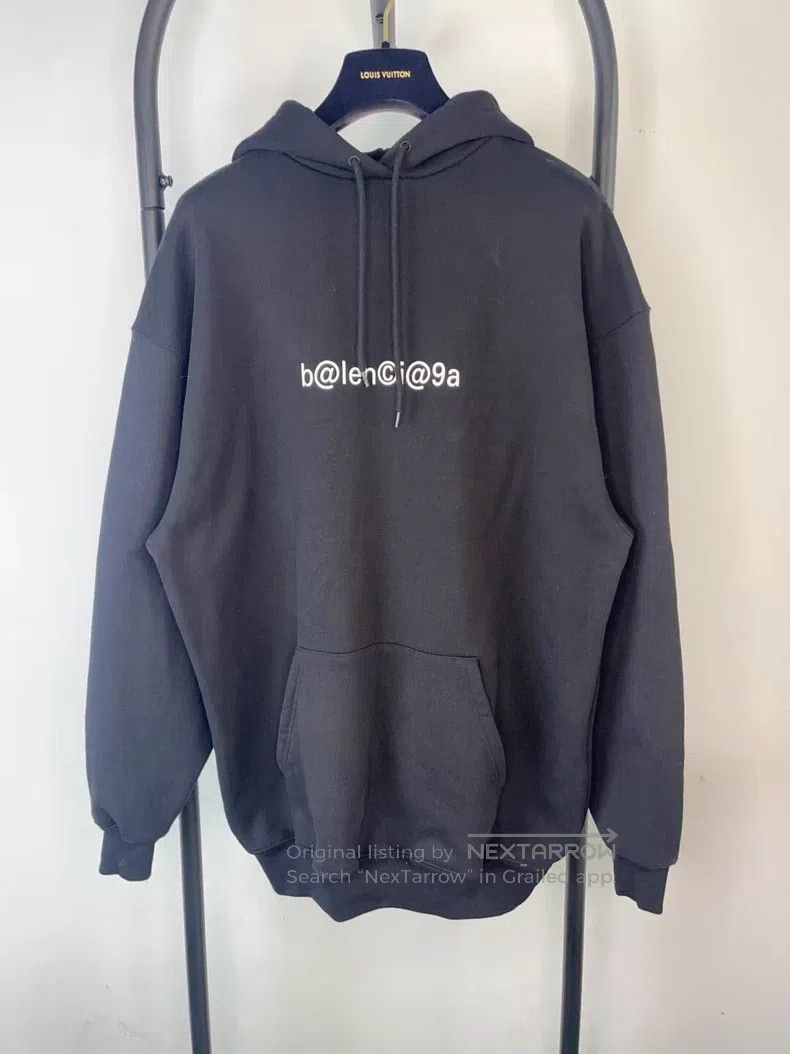 Balenciaga Balenciaga Letter print hooded long-sleeve sweater Size US XS / EU 42 / 0 - 1 Thumbnail