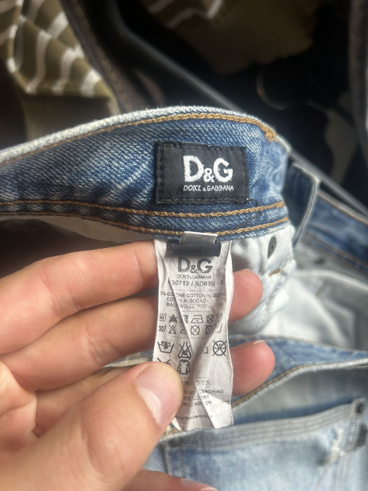 Dolce & Gabbana Light Blue Destroyed Jeans Size US 36 / EU 52 - 17 Thumbnail