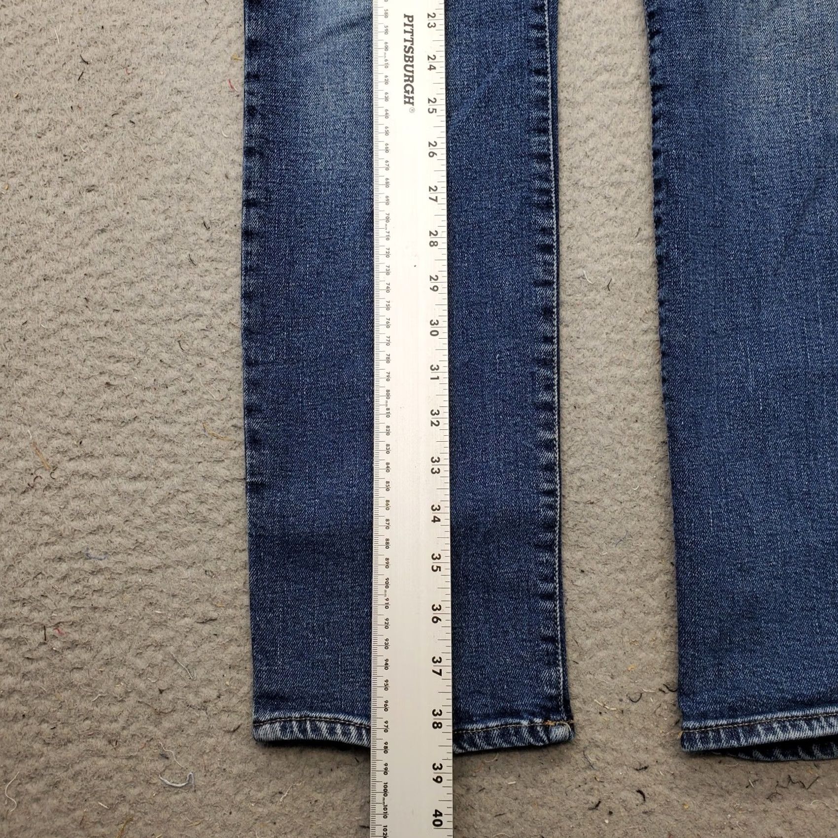 Gap Gap Jeans Mens 32 Denim 5 Pocket Stretch Skinny Leg Size: 32 Mens Blue Denim Jeans Size US 32 / EU 48 - 3 Thumbnail