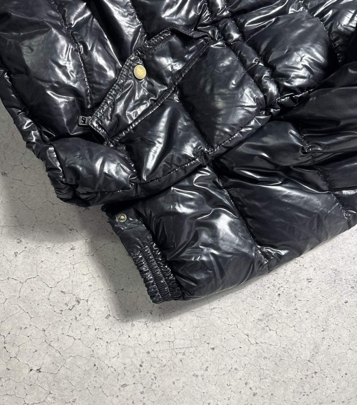 Moncler Moncler Maya Luxury Black Down Puffer Jacket Size 7 Vintage Size US XXL / EU 58 / 5 - 3 Thumbnail