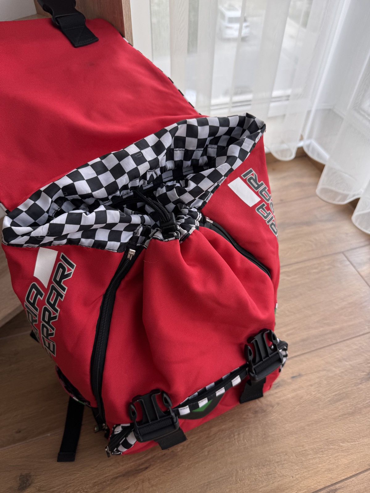 Formula 1 × Vintage Vintage Ferrari Scuderia Vettel Formula One Bolid Backpack Size ONE SIZE - 10 Thumbnail
