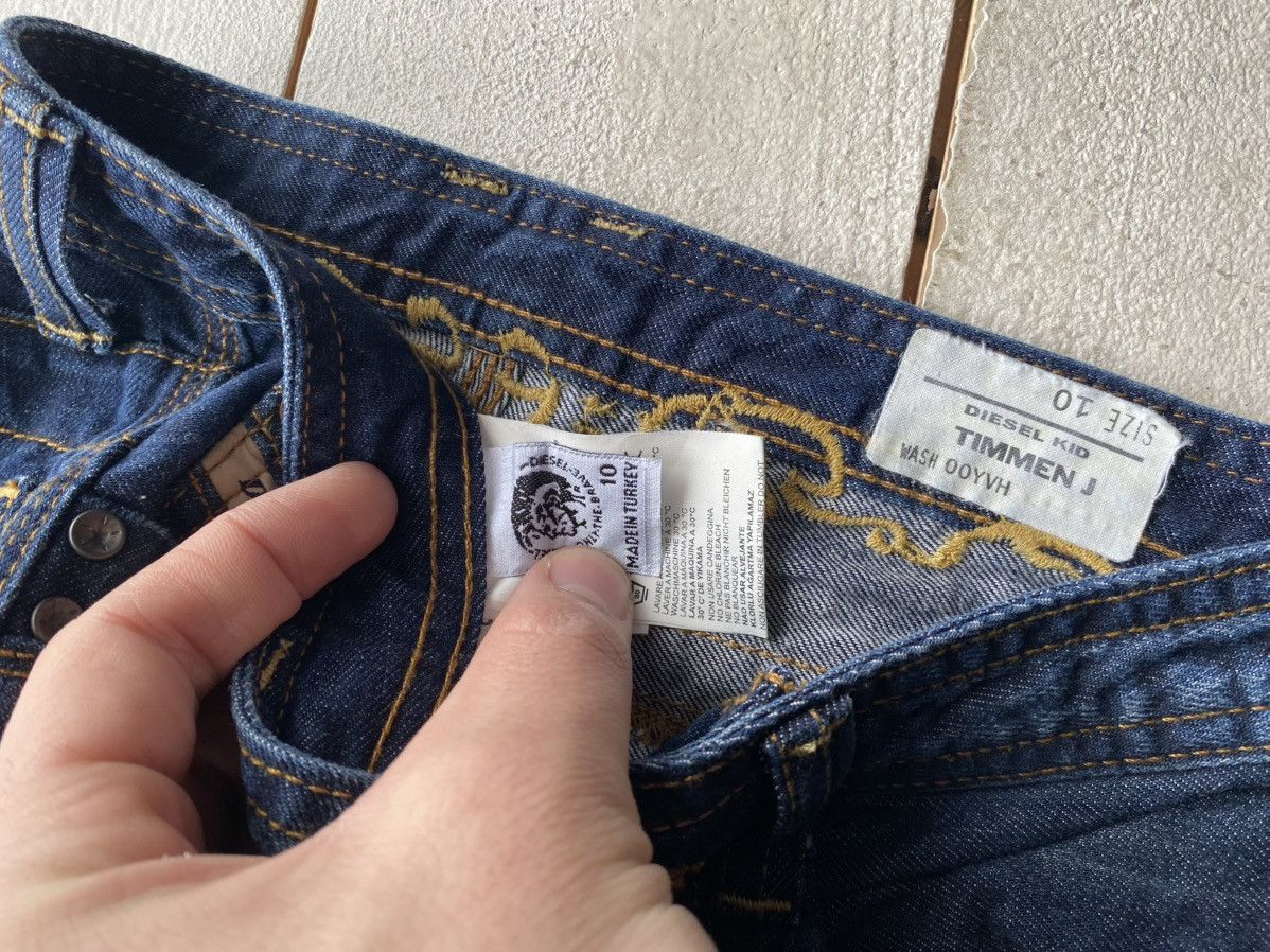 Diesel Diesel Timmen J Junior Jeans Dark Wash Fit 10 / XS size Size 26" / US 2 / IT 38 - 5 Thumbnail