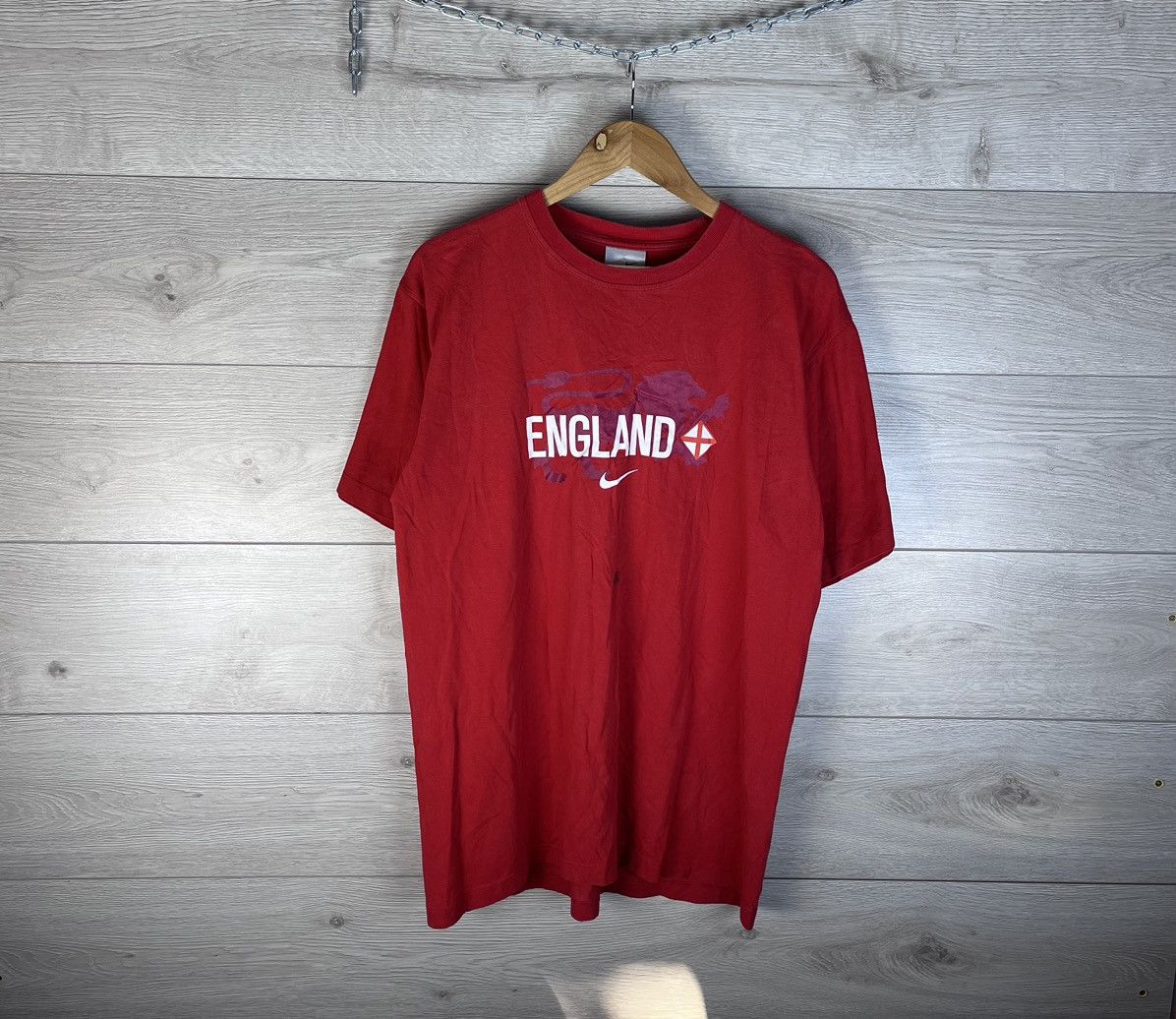 Vintage Vintage t-shirt Nike England #9 Rooney drill size L Size US L / EU 52-54 / 3 - 2 Thumbnail