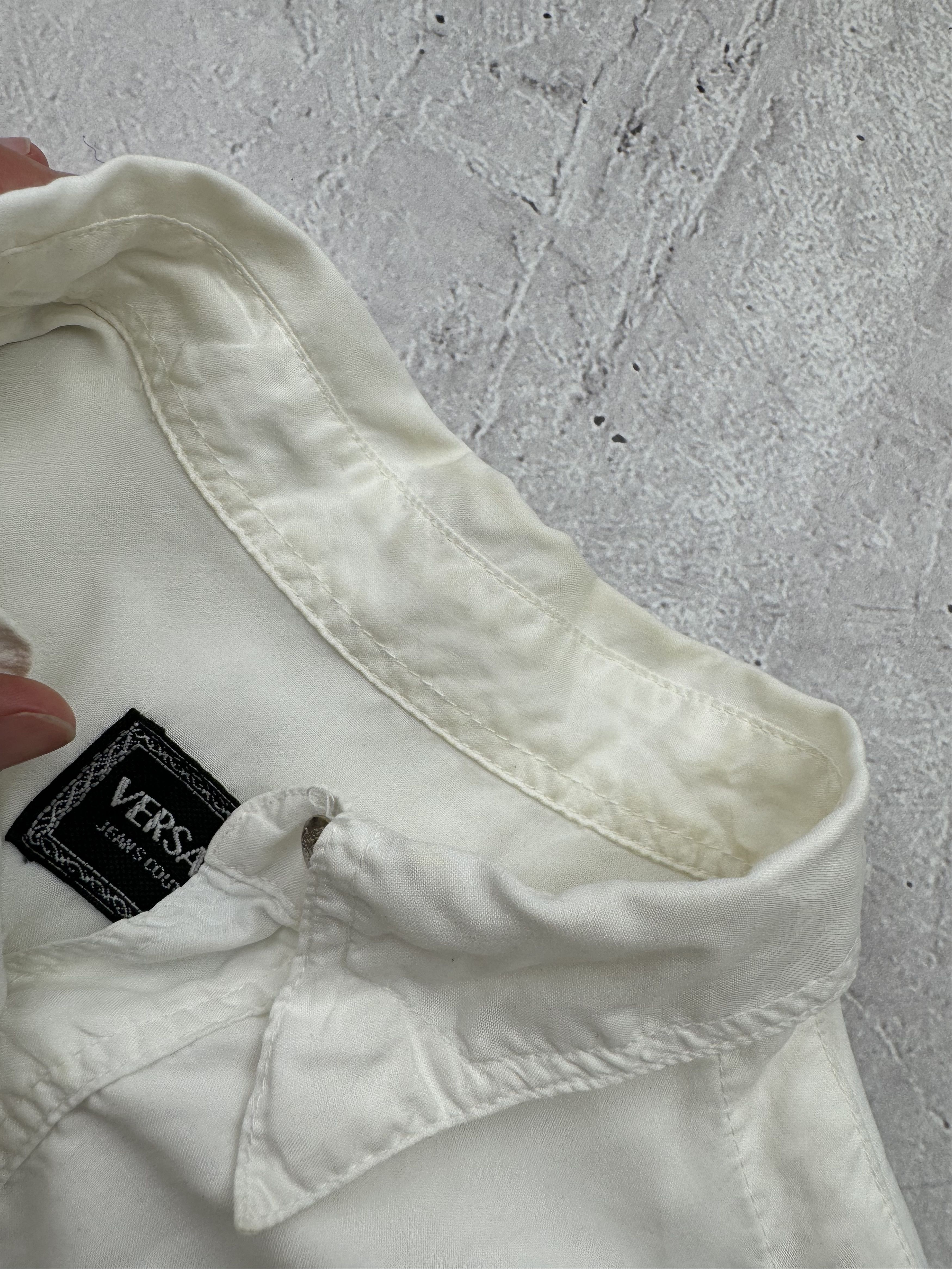 Versace Jeans Couture × Vintage Versace Jeans Couture Vintage Worn Shirt Size US M / EU 48-50 / 2 - 5 Thumbnail