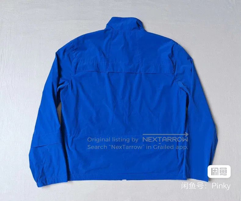 Hermes Hermes Blue Nylon Functional Windbreaker Jacket Size US L / EU 52-54 / 3 - 9 Thumbnail