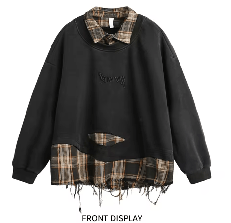 Japanese Brand × Vintage "Sowper-Black-L" Patchwork Pullover Size US L / EU 52-54 / 3 - 1 Thumbnail