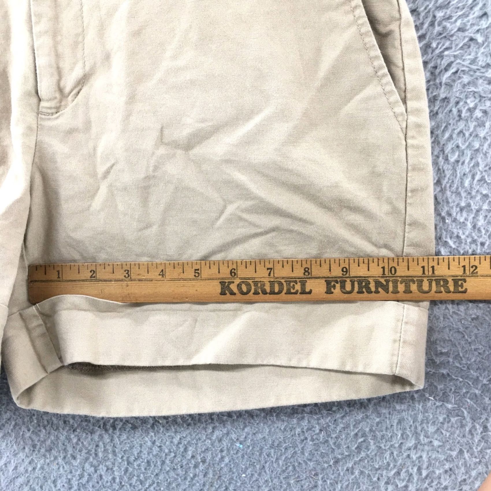 Banana Republic Banana Republic Martin Fit Shorts Womens 8 Beige Slash Pocket Regular 32x5 Casual Shirt/Shorts style Size 30" / US 8 / IT 44 - 5 Thumbnail