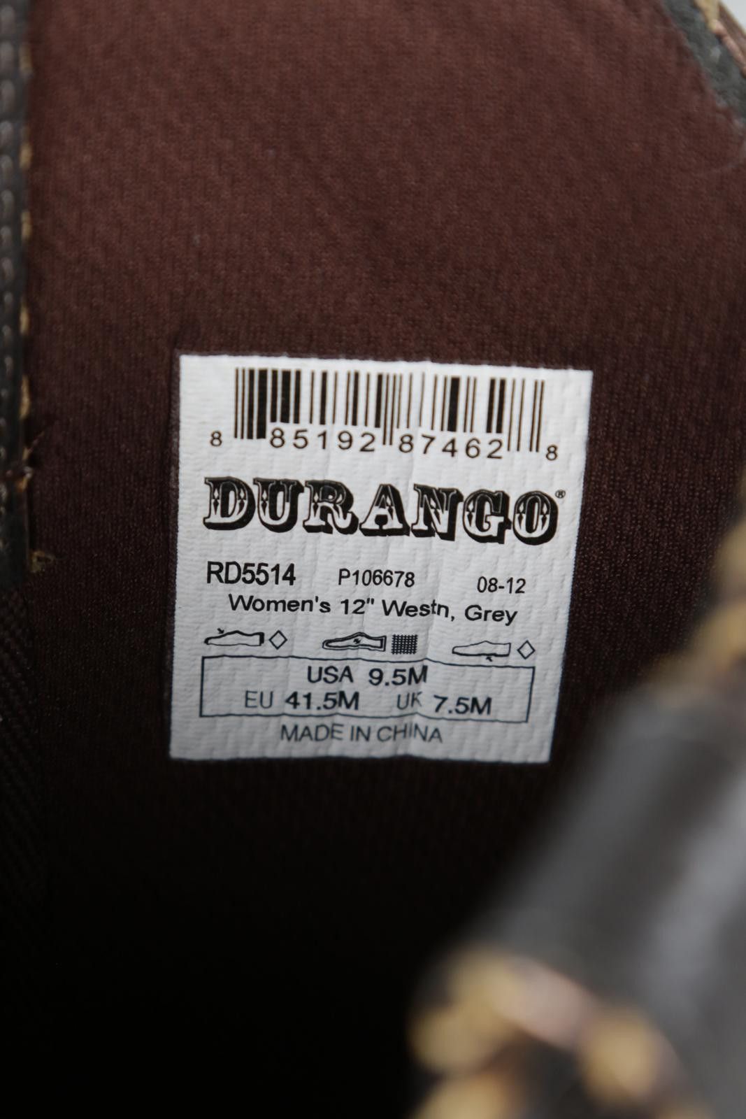 Durango 2012' Durango Western Cowboy Boot Size ONE SIZE - 9 Thumbnail
