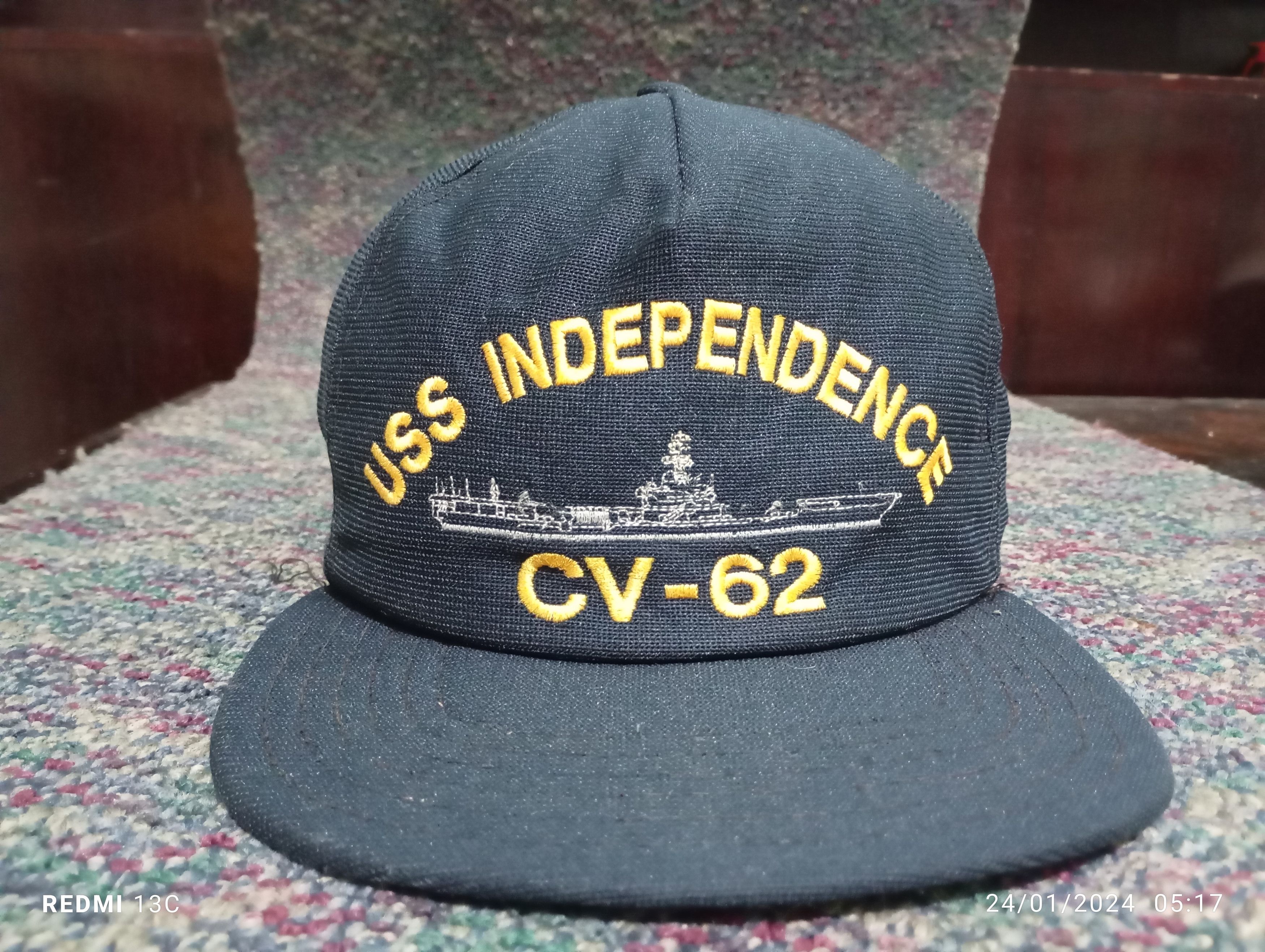Vintage Vintage US Military Hat Cap Made in USA Size ONE SIZE - 1 Thumbnail