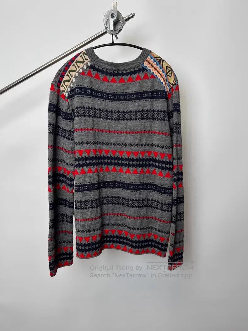 Comme des Garcons Comme des Garcons Christmas style patched knitted wool swe Size M / US 6-8 / IT 42-44 - 5 Thumbnail