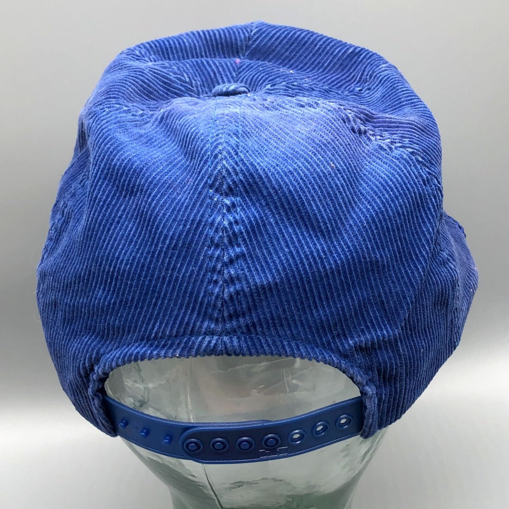 Coal VINTAGE Blue Corduroy Rope Trucker Hat Cap Snapback General Coal Mining 80s 90s Mens Size ONE SIZE - 4 Thumbnail