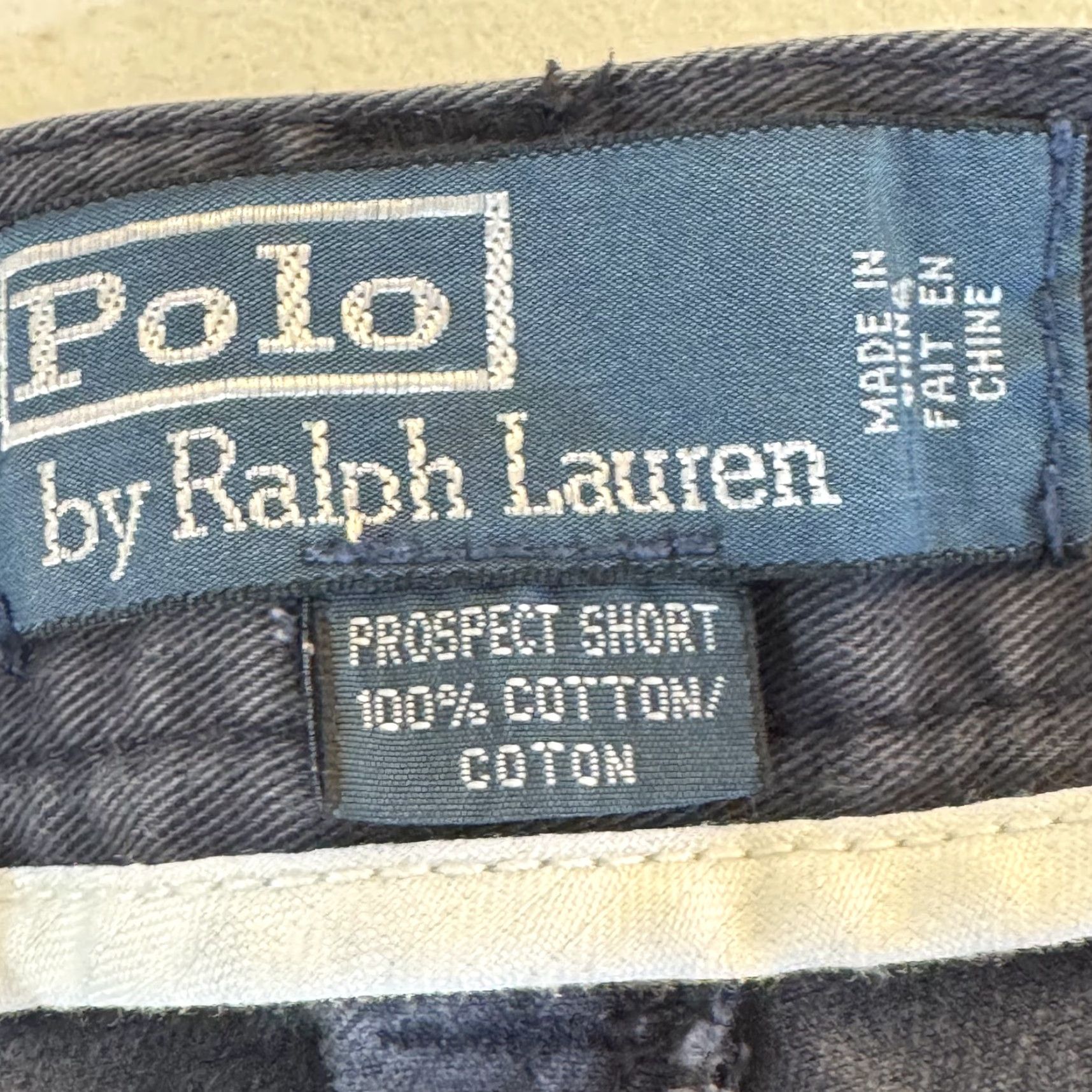 Polo Ralph Lauren Polo Ralph Lauren Polo Shorts Mens 34 Navy Classic Chino Prospect Short Pockets Zip Fly Size US S / EU 44-46 / 1 - 4 Thumbnail