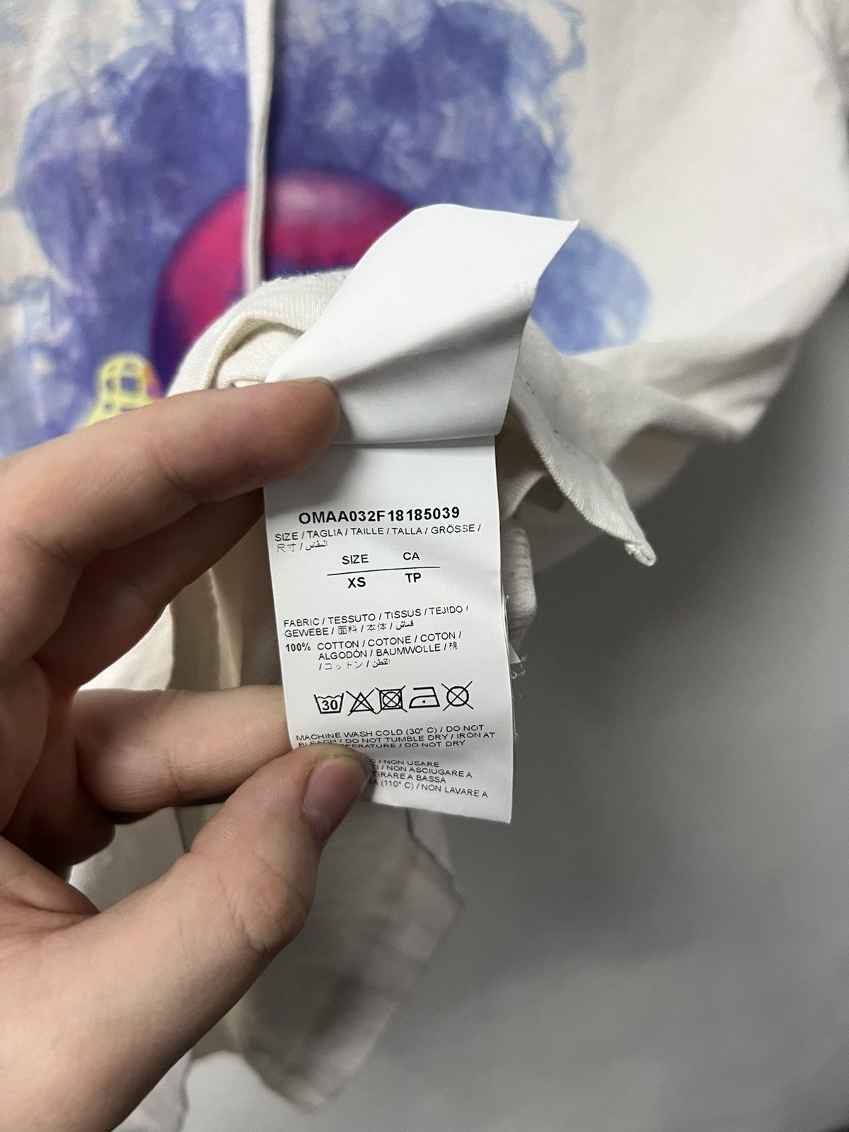 Off-White Off-White World Hand T-Shirt Size S XS Luxury Y2K Size US S / EU 44-46 / 1 - 9 Thumbnail