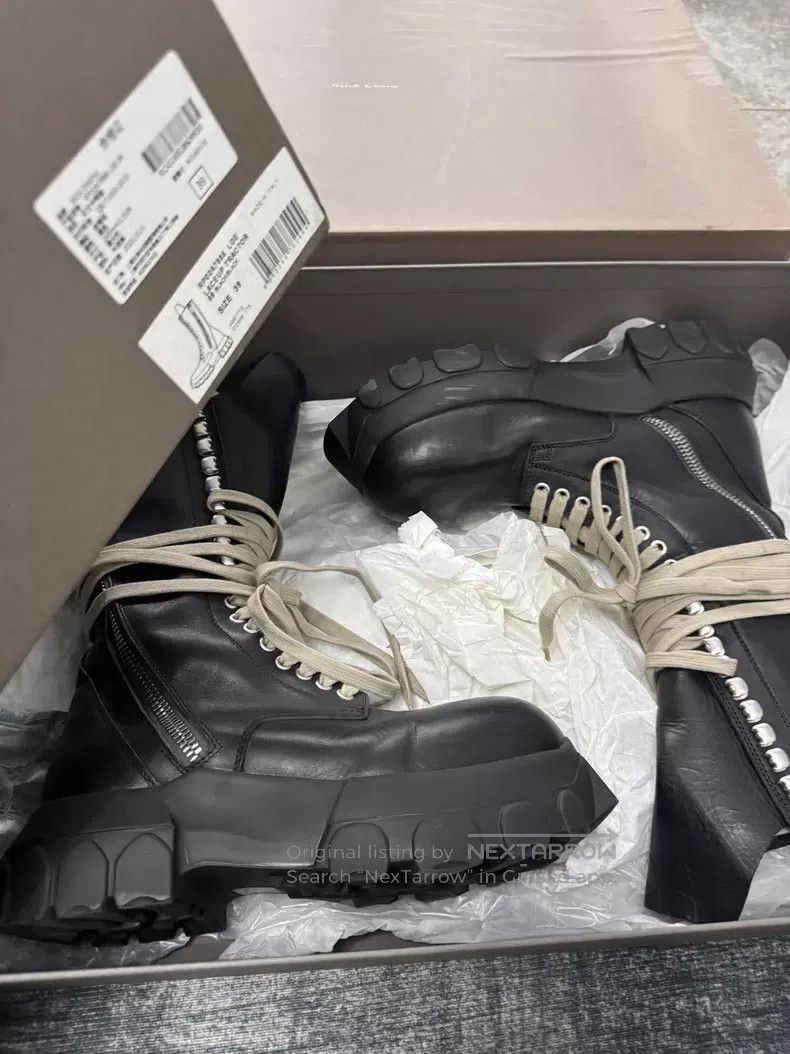 Rick Owens Rick Owens Octopus Strap Military Boots Size US 6 / EU 39 - 8 Thumbnail