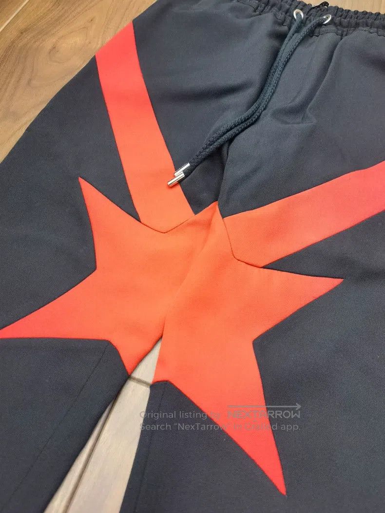 Givenchy Givenchy SizeXS Loose-fit star patchwork wool sports pants Size US 30 / EU 46 - 3 Thumbnail