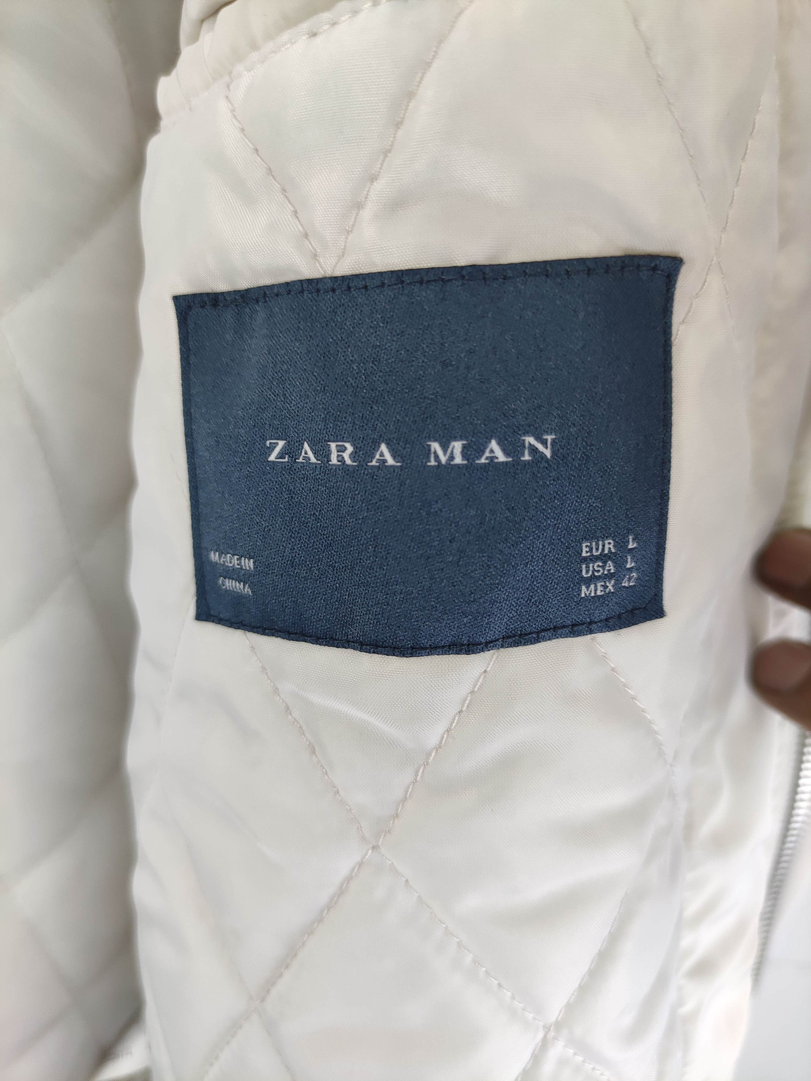 Zara Zara Man Bomber Jacket Lined Quilted Zipper Size US M / EU 48-50 / 2 - 4 Thumbnail