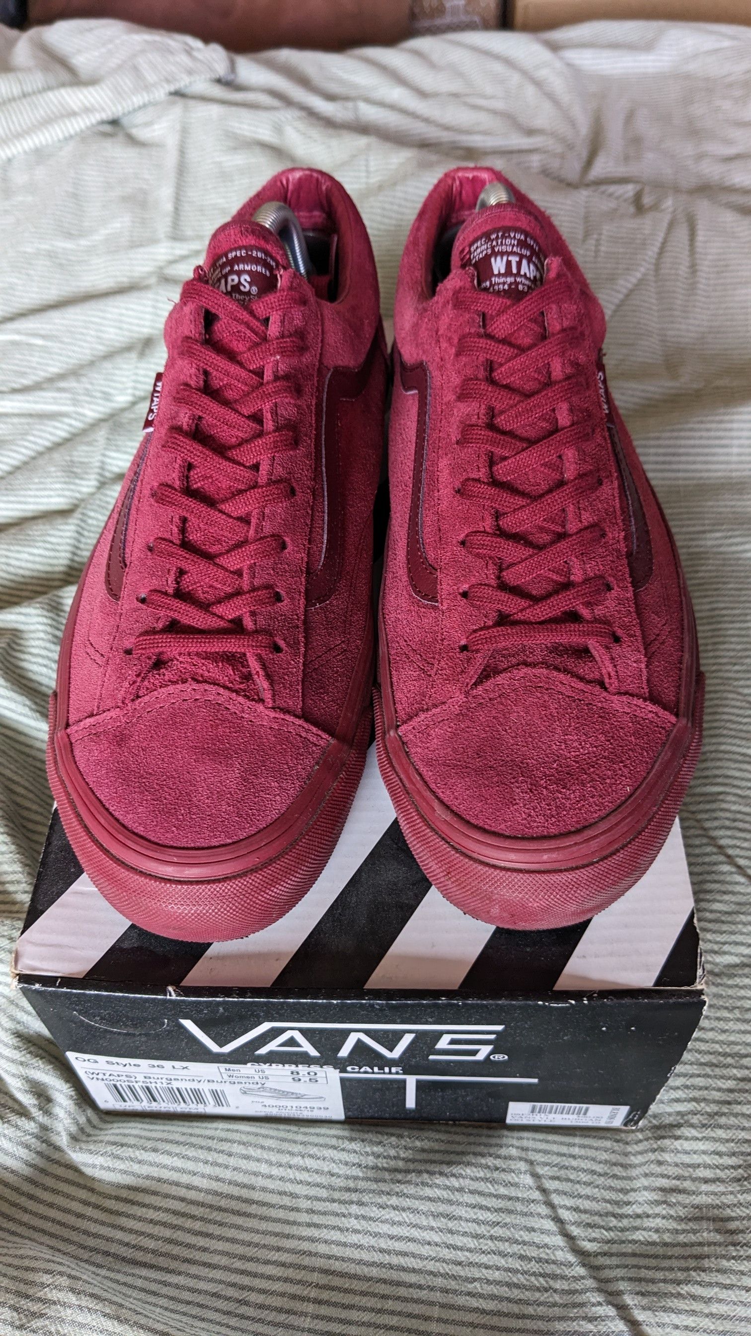 Vans × Wtaps Maroon Style 36 Size US 8 / EU 41 - 1 Thumbnail