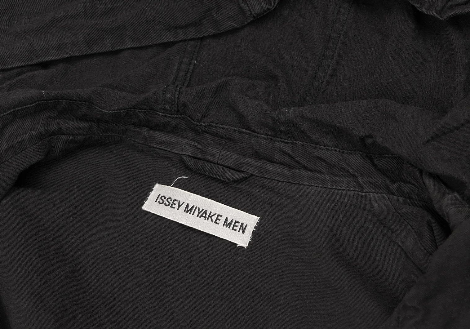 Issey Miyake Cotton Military Hoodie Jacket in Black Size S-M Size US S / EU 44-46 / 1 - 14 Thumbnail