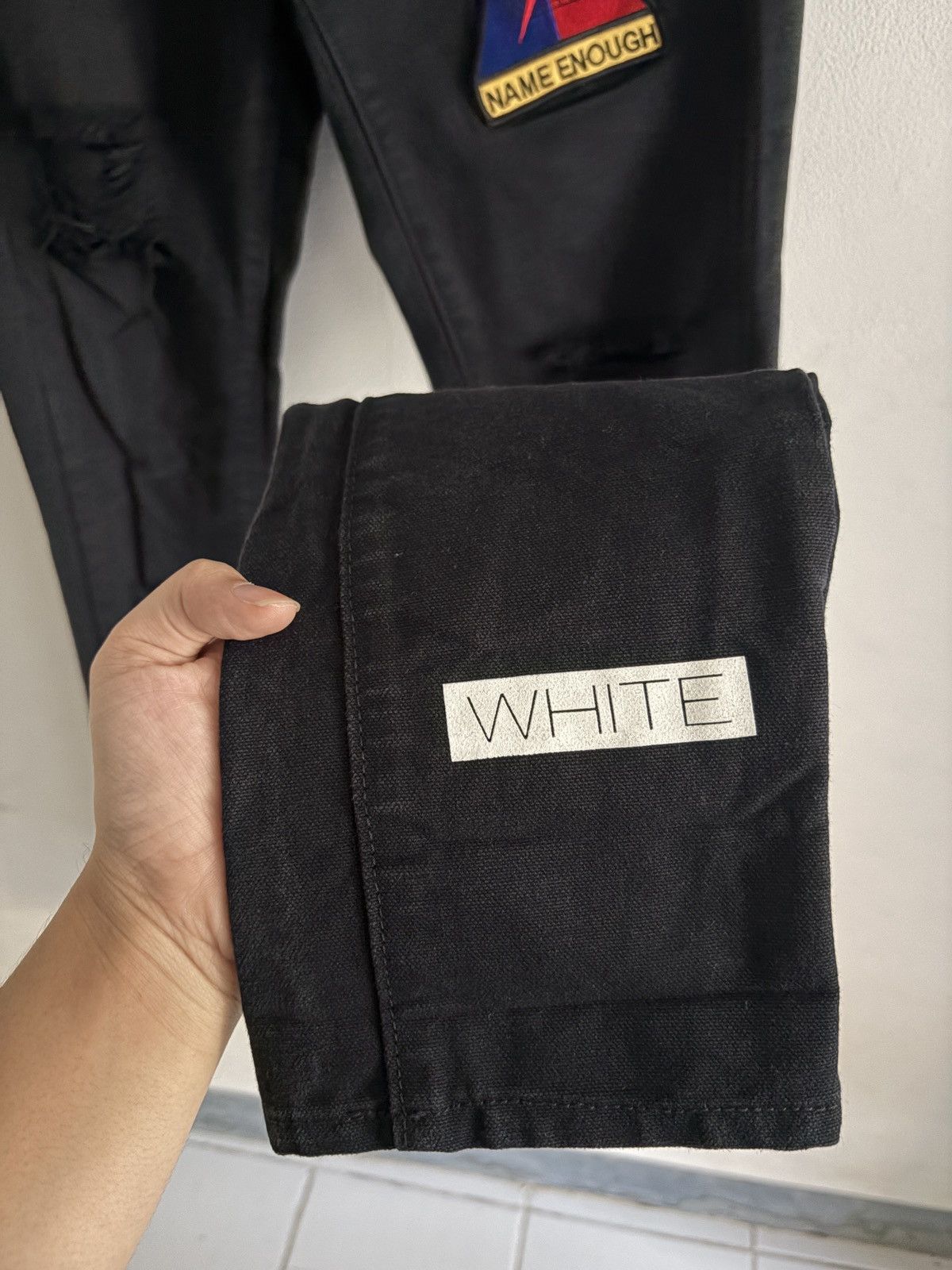 Off-White OFF WHITE PATCH RIPPED SS15 RARE Size US 29 - 6 Thumbnail