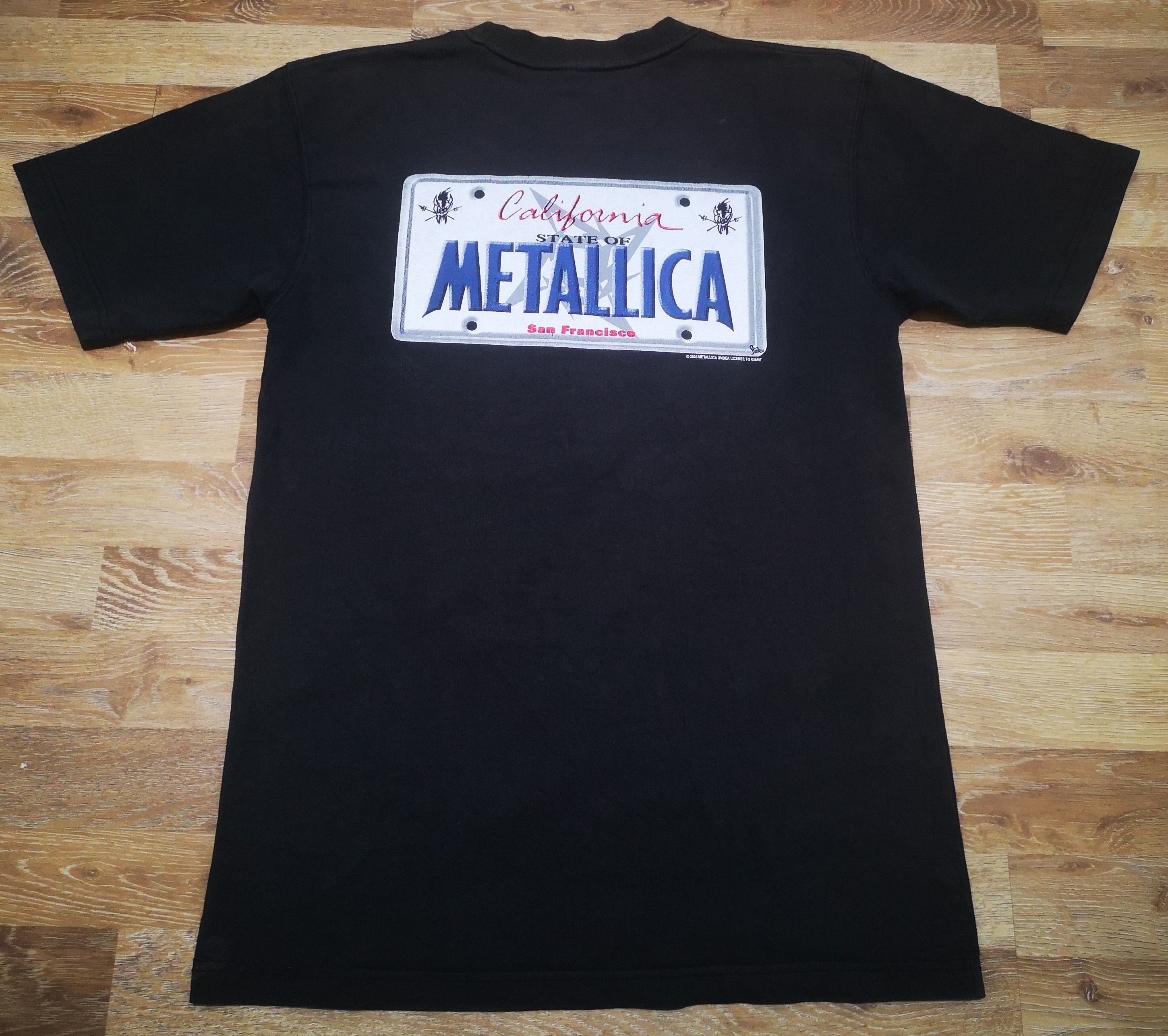 Band Tees × Vintage Vintage METALLICA Band Scary Guy License Giant Promo T Shirt Size US M / EU 48-50 / 2 - 2 Thumbnail