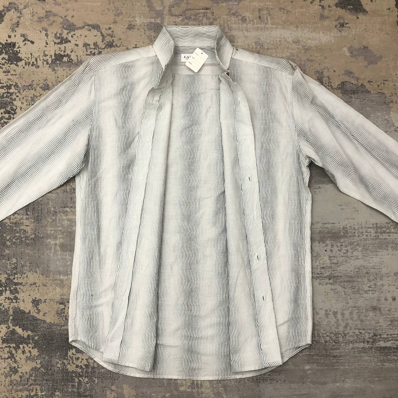 Lanvin T483 LANVIN STRIPPED SHIRTS Size US M / EU 48-50 / 2 - 3 Thumbnail