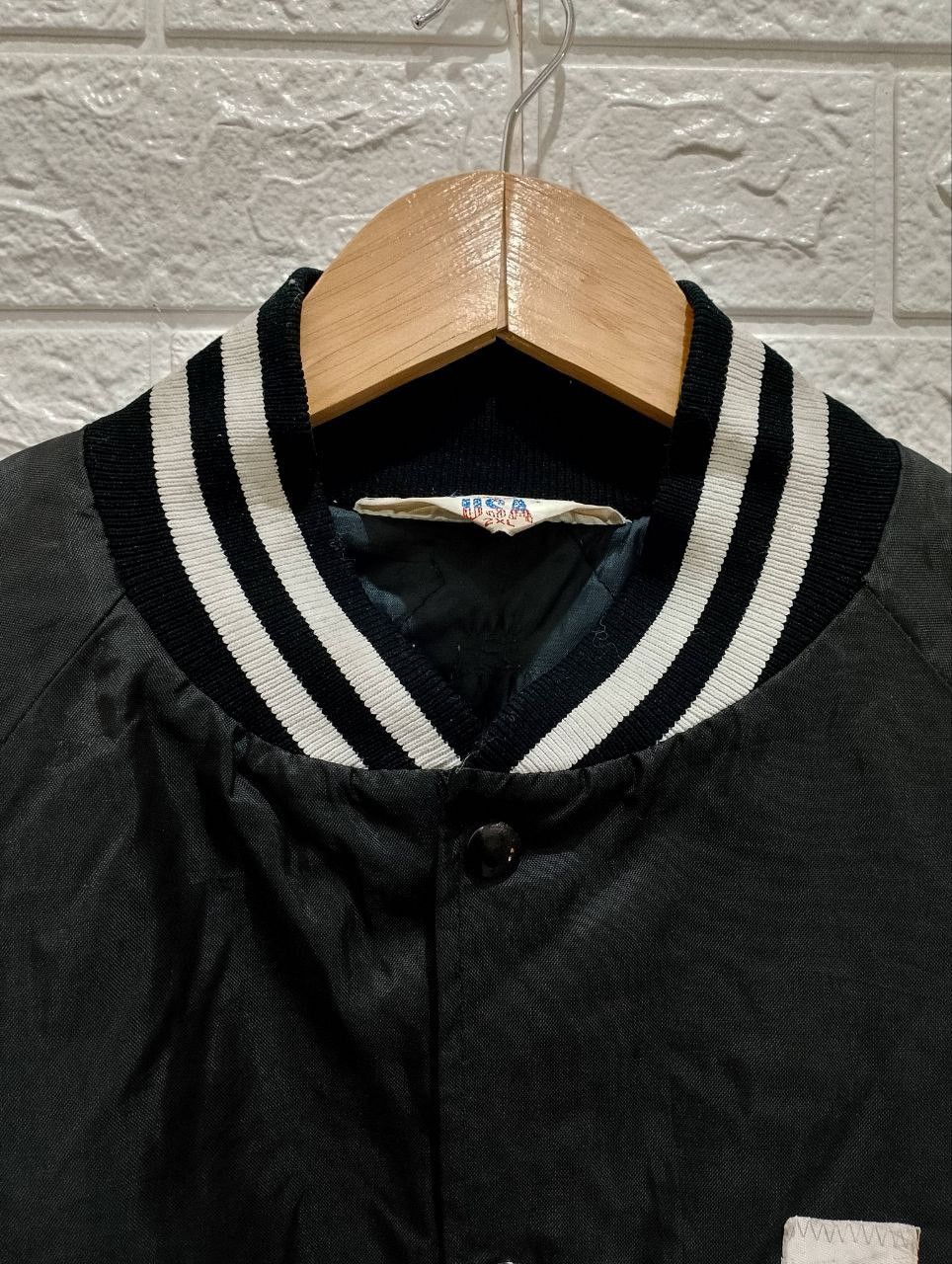 Vintage Vintage 80s WEST ARK JG Satin Baseball Bomber Jacket Size US XXL / EU 58 / 5 - 5 Thumbnail