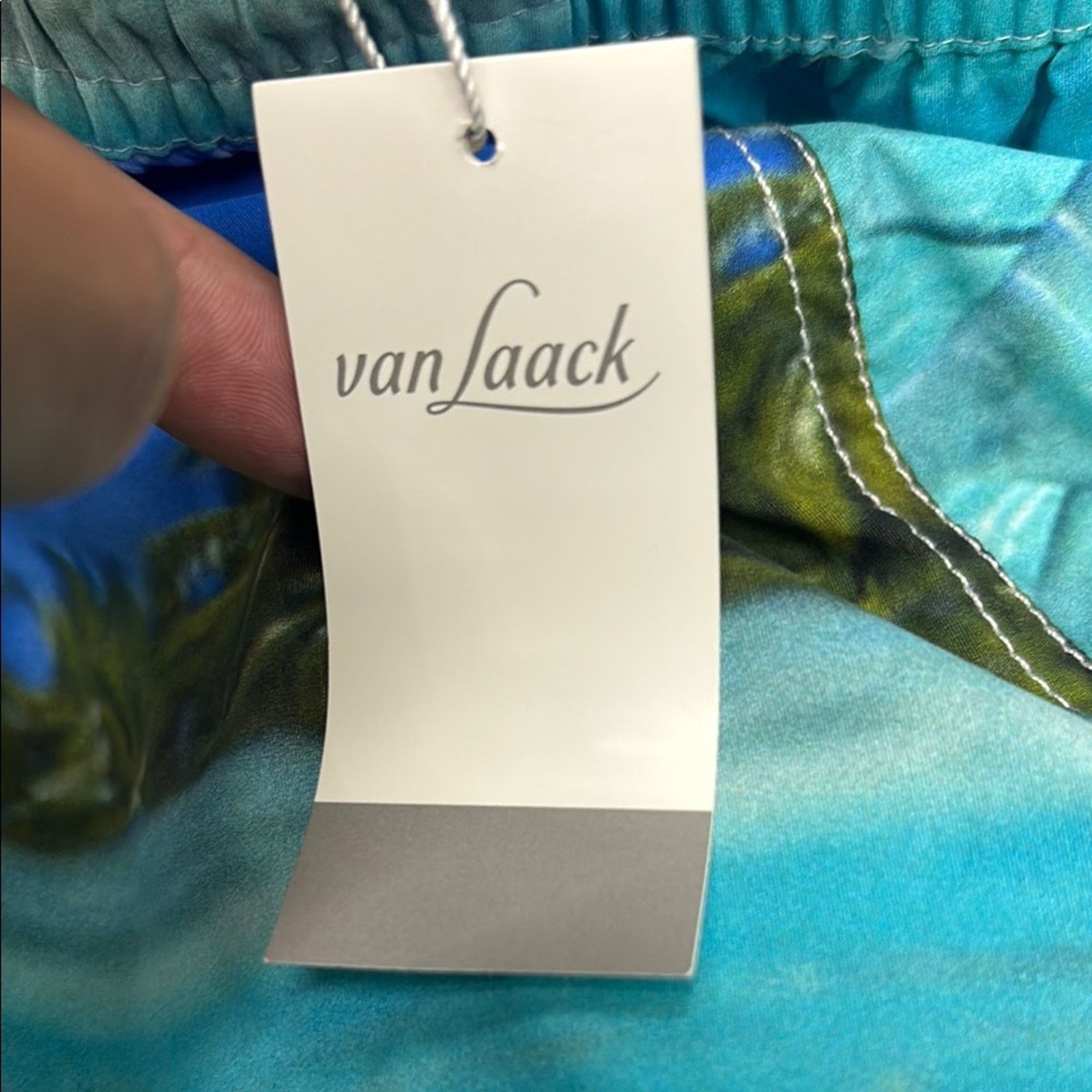 Other NWT Van Laack Men's Oceanic Blue Swim Trunks Size M Size US 32 / EU 48 - 2 Thumbnail