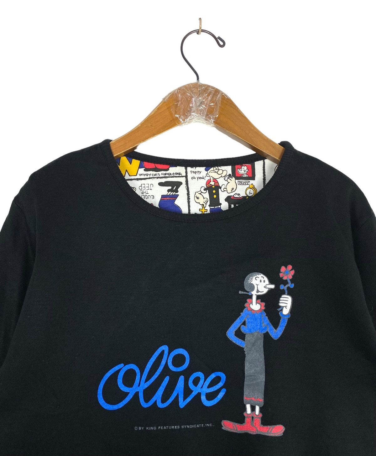 Japanese Brand Rare‼️ Olive Popeye Wife Full Print Reversible Sweatshirt Size M / US 6-8 / IT 42-44 - 4 Thumbnail