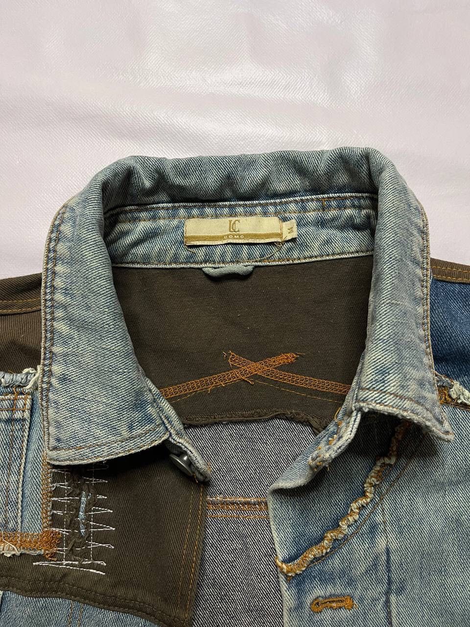 Designer × Vintage Patchwork Vintage Denim Jacket: made in Italy Size US M / EU 48-50 / 2 - 10 Thumbnail