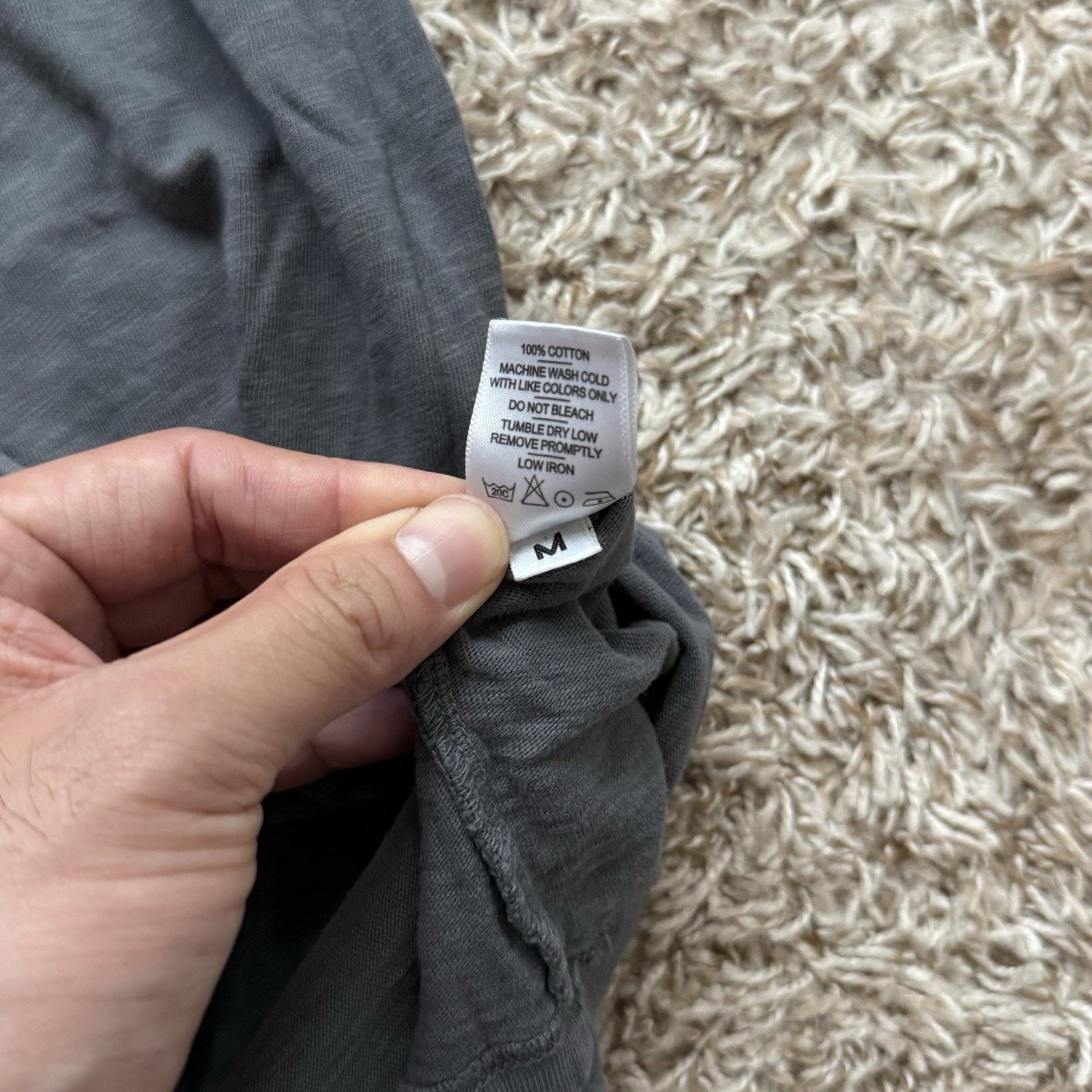 American Giant American Giant Blank Basic T-Shirt Grey /Gray Men’s Size M Size US M / EU 48-50 / 2 - 4 Thumbnail