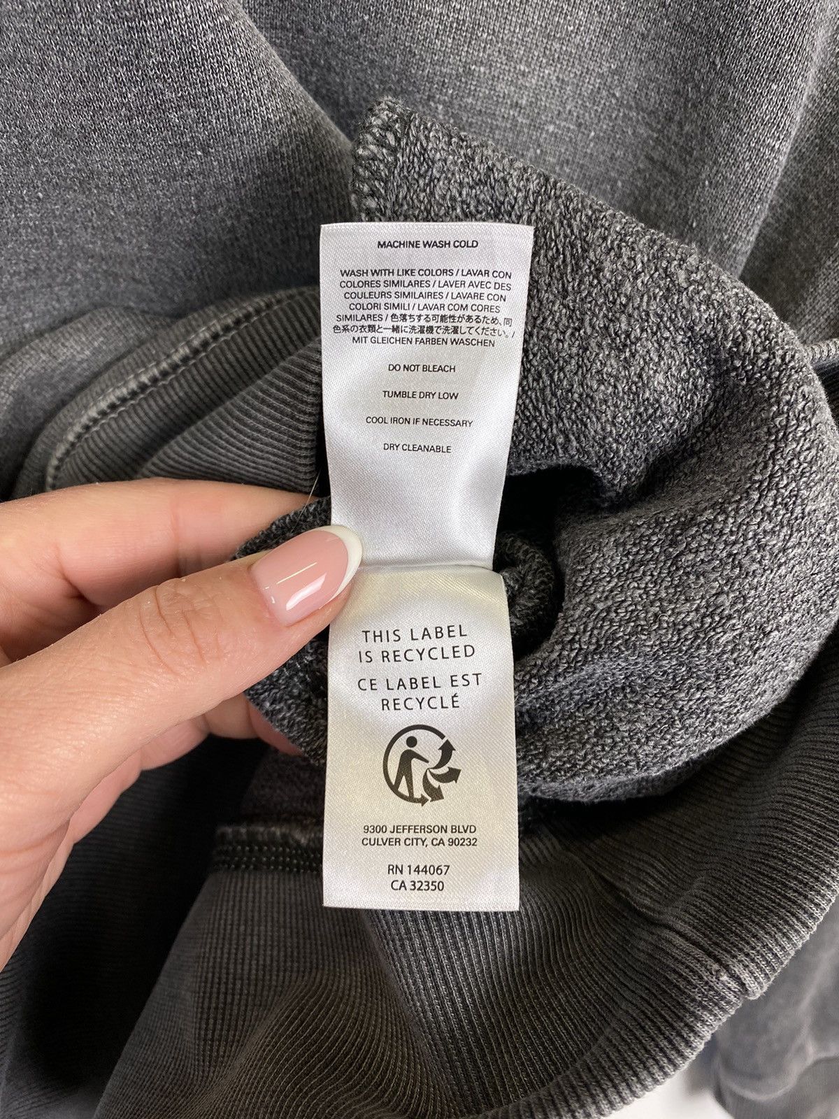 Other Outerknown Garment Dyed Washed Gray Hoodie Designer Size S Size US S / EU 44-46 / 1 - 7 Thumbnail