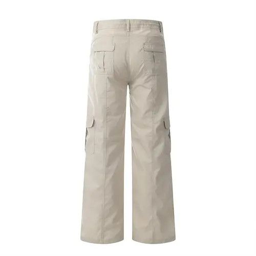 Other Apricot Multi-Pocket Loose Straight Cargo Casual Pants Size US 32 / EU 48 - 3 Thumbnail