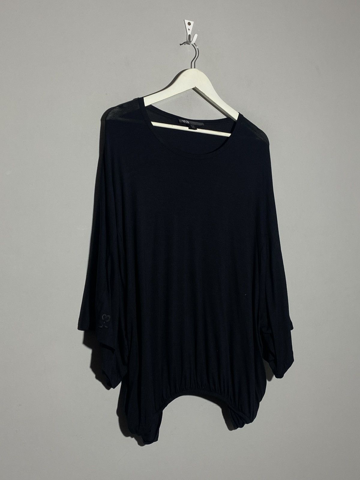 Y-3 Y-3 Yohji Yamamoto Avant Garde Oversized Black Blouse Shirt Size US XL / EU 56 / 4 - 3 Thumbnail