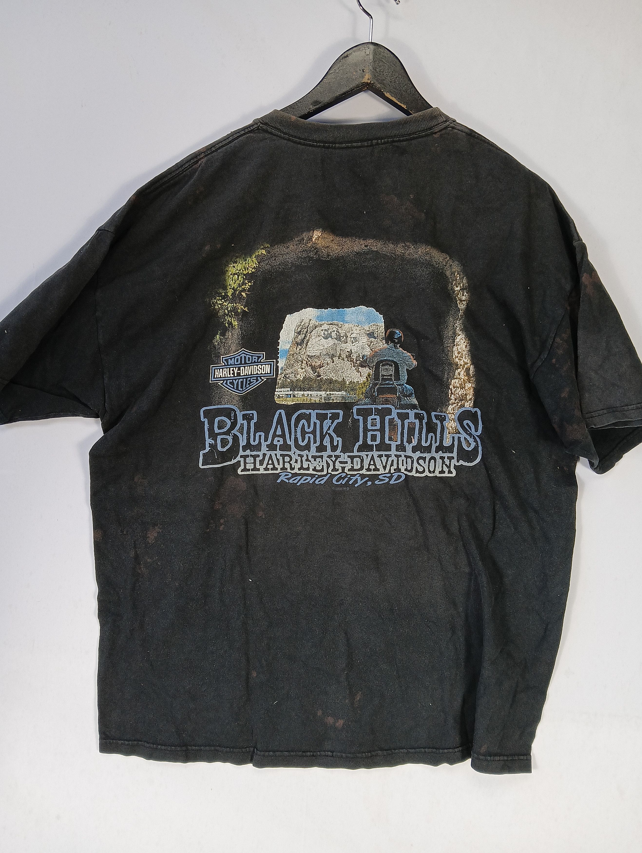 Harley Davidson vintage harley & davidson big logo tee distressed Size US XL / EU 56 / 4 - 8 Thumbnail