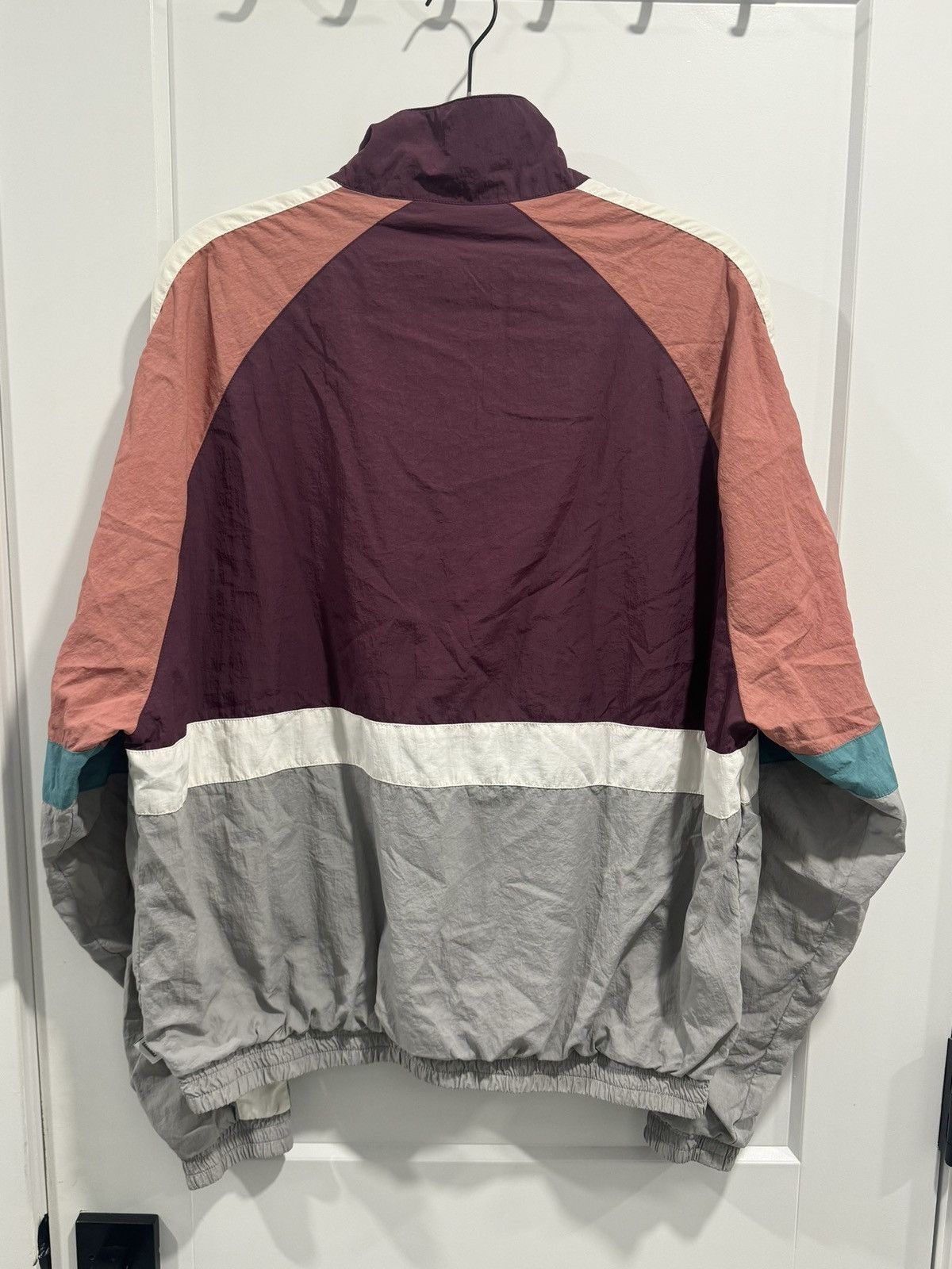 Coca Cola × Kith Quarter-Zip Nylon Windbreaker SS19 Grey Red Teal Pink Size US S / EU 44-46 / 1 - 2 Thumbnail