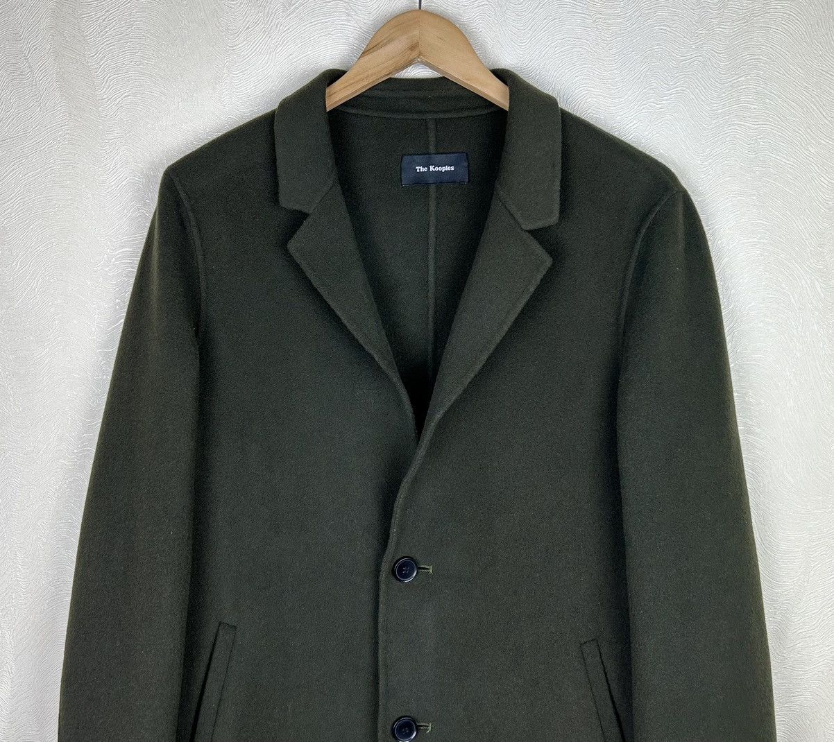 Designer × The Kooples The Kooples Khaki 100% Wool Coat Overcoat Jacket Size 46 / S Size US S / EU 44-46 / 1 - 3 Thumbnail