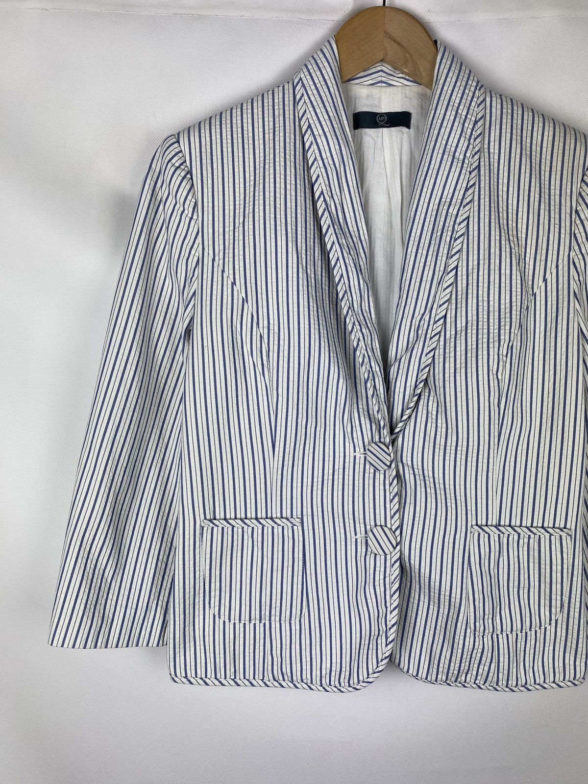 Alexander McQueen × MCQ Mcq Alexander McQueen ladies striped blazer jacket size 44 Size M / US 6-8 / IT 42-44 - 2 Thumbnail