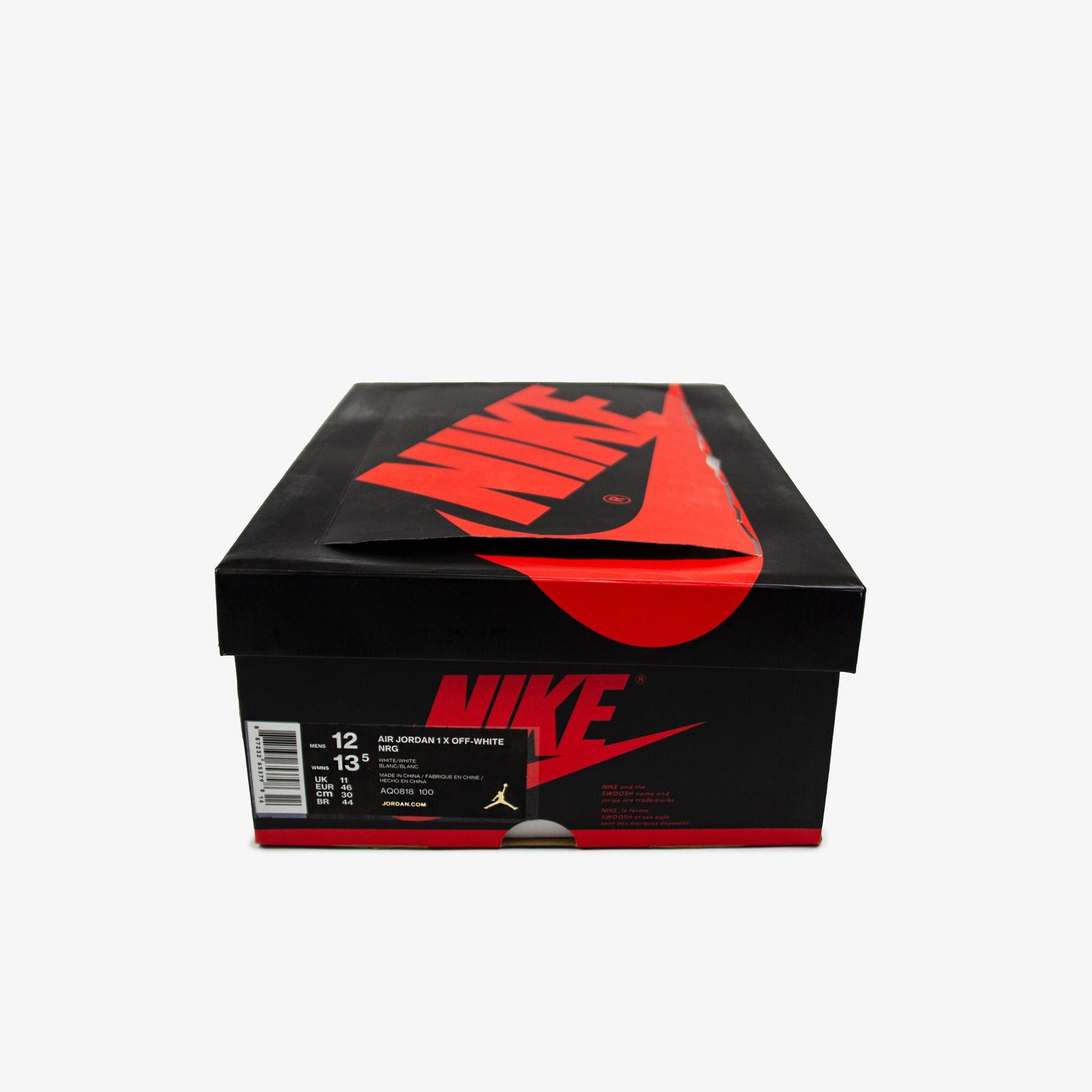 Chrome Hearts CHROME HEARTS OFF WHITE NIKE JORDAN 1 EU (1/1) Size US 12 / EU 45 - 13 Thumbnail