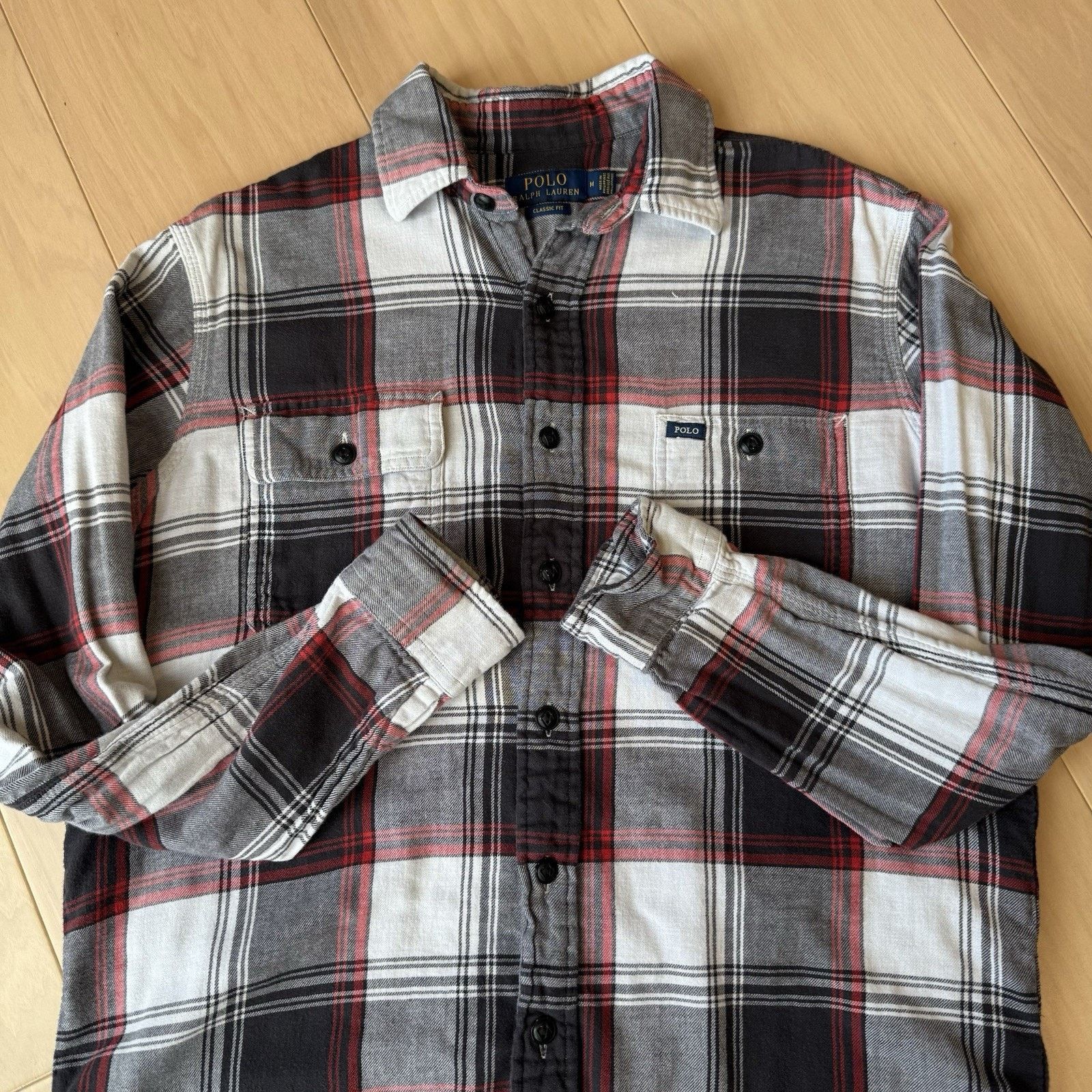 Polo Ralph Lauren Polo Ralph Lauren Flannel Medium Multicolor Plaid Causal Size US M / EU 48-50 / 2 - 5 Thumbnail