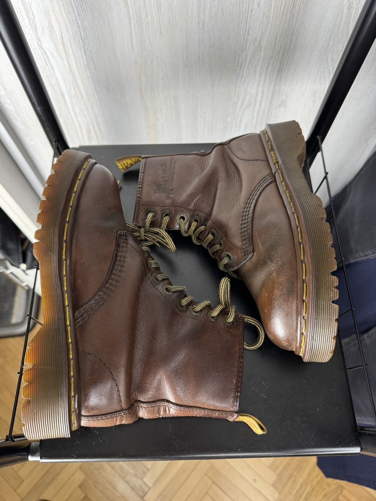 Dr. Martens Vintage Dr.Martens Air Cushion made in England Leather Boots Size US 6.5 / IT 36.5 - 11 Thumbnail