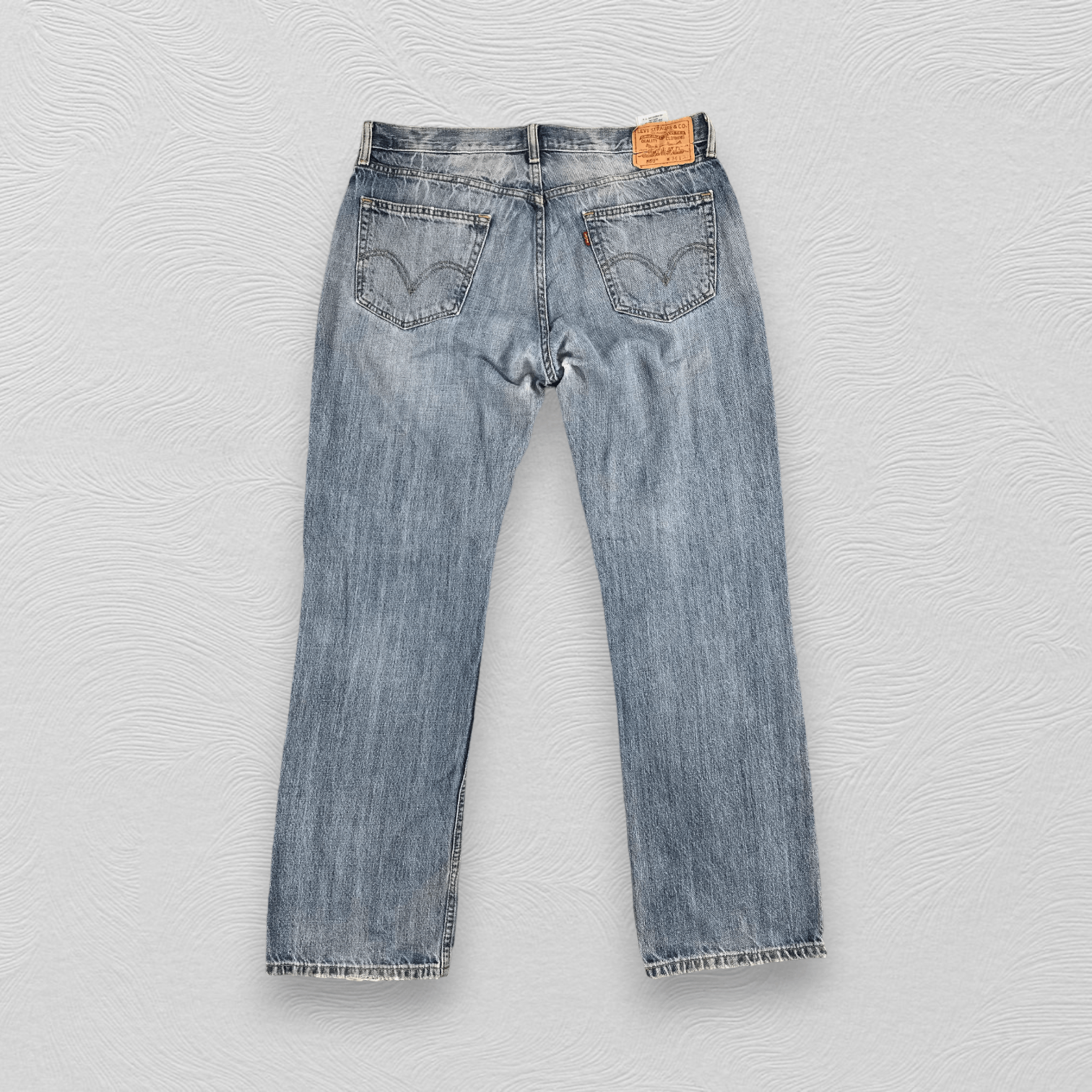 Levi's Vintage Levis 559 Jeans Faded Blue Wash Distressed Denim Size US 34 / EU 50 - 2 Thumbnail